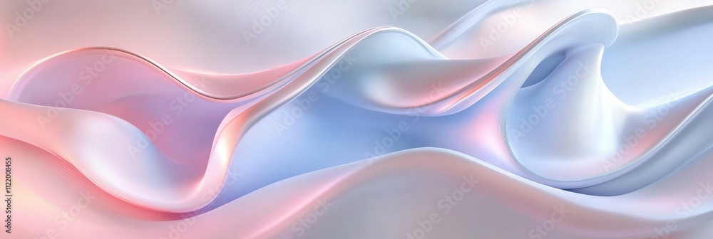 Aufkleber fluid shapes in soft pastel colors enhance the artistic appeal for various design projects, providin
