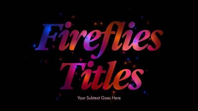 Fireflies Titles