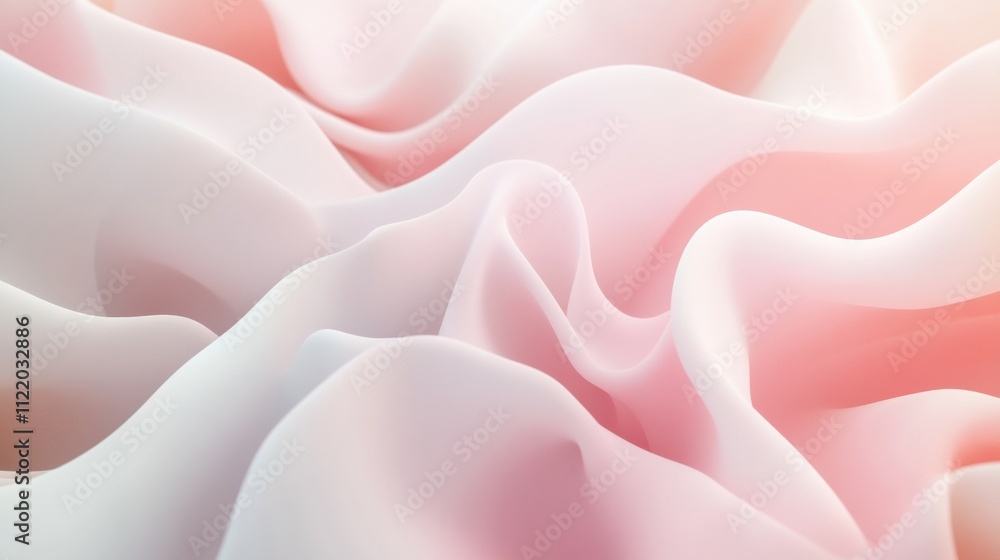 Aufkleber soft pastel waves blend seamlessly, providing a tranquil and artistic backdrop ideal for showcasing 