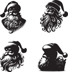santa claus silhouette