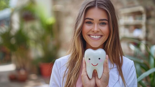 portrait of a female doctor smiling, National Dentist Day