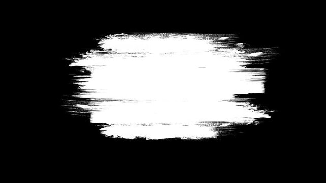 Brush lines ink. paint smear, ink splatter black paint brush spots paint stroke on a white or transparent background, ideal for backgrounds, textures, and creative design projects. Watercolor 4K