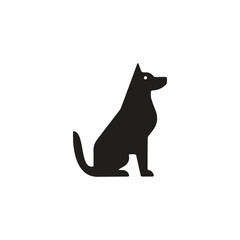 Dog logo vector icon illustration, Vector silhouette of dog, Dog Logo Design Vector Illustration, dog logo, dog icon, dog symbol, dog vector, dog design, pet logo, pet icon, paw logo design, animals
