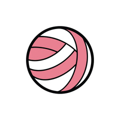 tennis ball icon isolated on white background