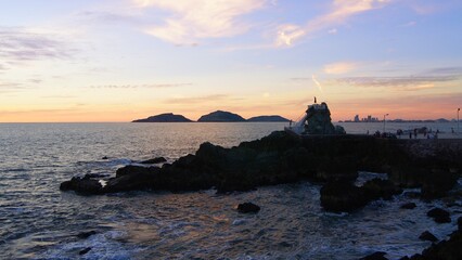 Diver at the Redo roundabout, Mazatlan, Sinaloa, Mexico