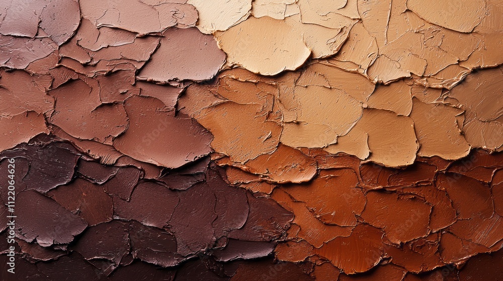 Poster Rich layers of mocha tones create a striking visual effect, highlighting artistic texture and warmth in modern decor