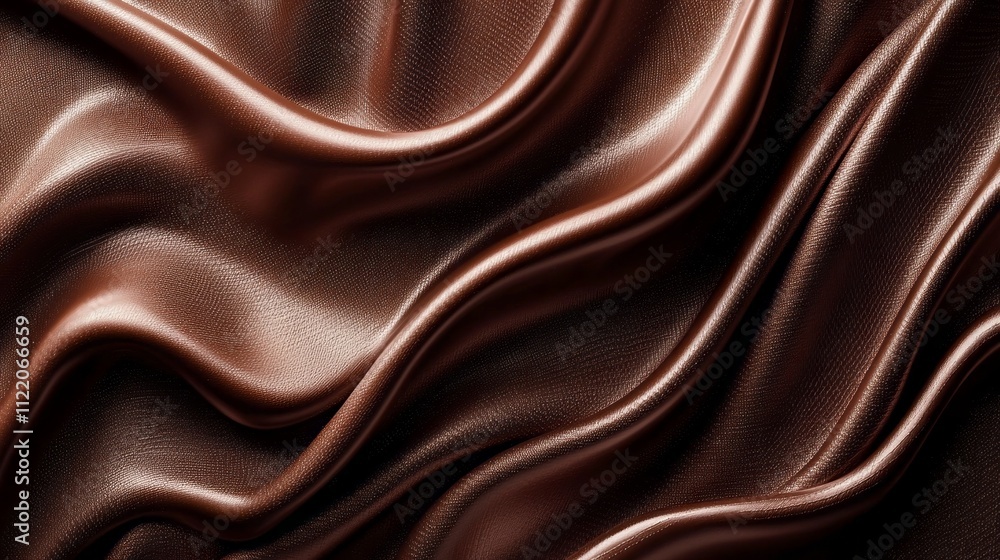 Aufkleber swirling mocha tones merge to form captivating abstract shapes, embodying a sense of luxurious sophi