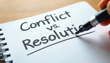 Obraz premium Conflict Resolution Strategies