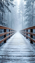 Fototapeta premium Hyper Realistic Foggy Landscapes