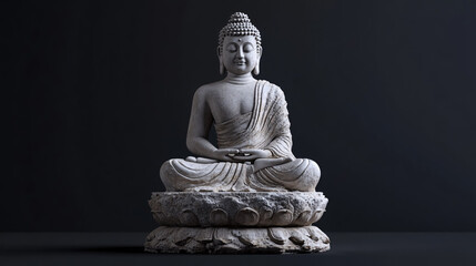 Obraz premium A statue of Buddha.