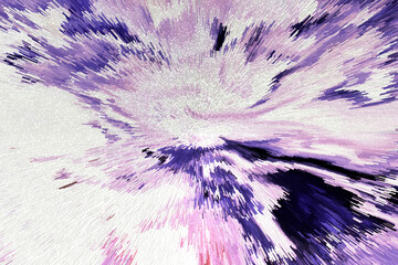 Obraz premium Abstract 3D Pixel Burst – Modern Multicolor Artwork with Dynamic Radiant Design