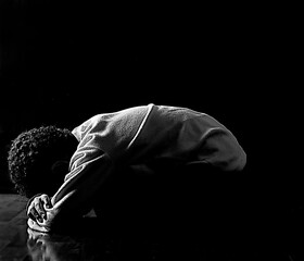 boy in poverty being bullied at school with depression no help crying alone and all by himself on...