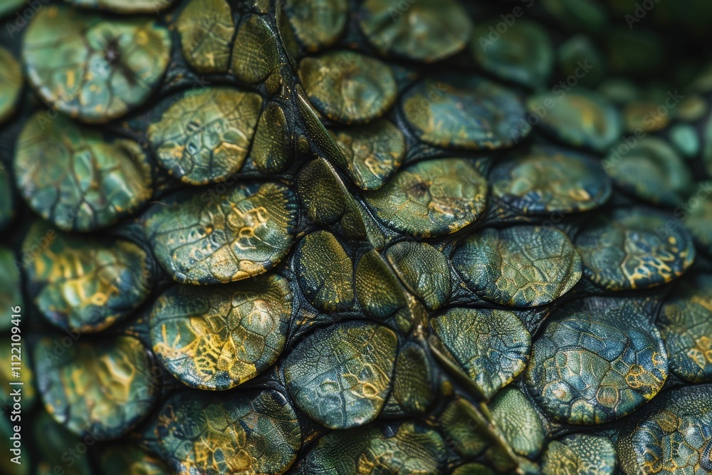 Poster detailed close-up of textured green leaf with intricate patterns capturing the beauty of nature on a