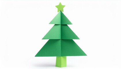 Obraz premium Charming Origami Christmas Tree 
