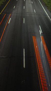 Nashville city roads and highways at night
