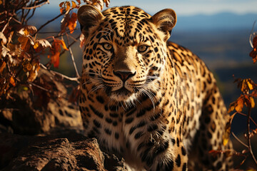 Obraz premium jaguar portrait,. 