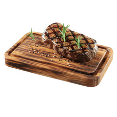 3D Render Meat Steak Element Icon Carne bife PNG