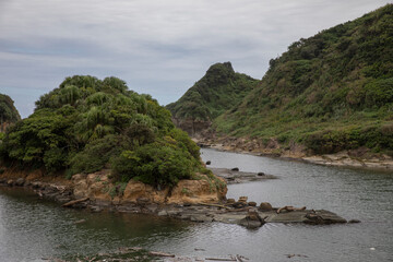Obraz premium Heping island geology park in Keelung Taiwan