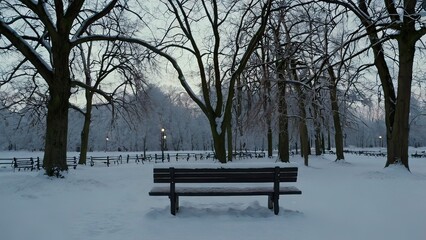 Snow in the Jungle on the trees