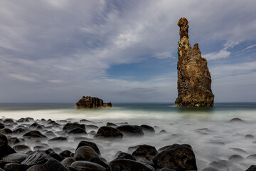 The coast of Madeira with its beautiful rocks