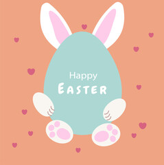 Fototapeta premium easter greeting card