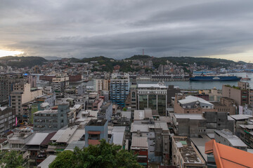 Fototapeta premium Keelung cityscape