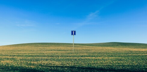 One way in the landscape art ecology collage photo background