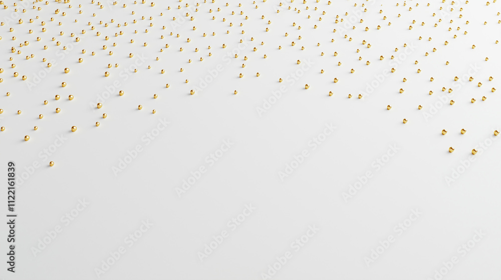 Poster a minimalistic background filled with delicate, colorful dots, creating a soft, textured visual impr