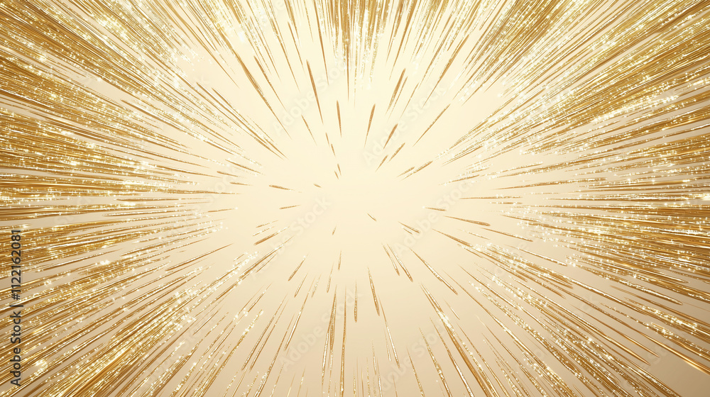 Poster dynamic golden explosion creative studio background visuals bright environment abstract concept for 