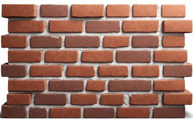 Obraz premium Red brick wall with rustic texture, ideal for backgrounds or architectural concepts