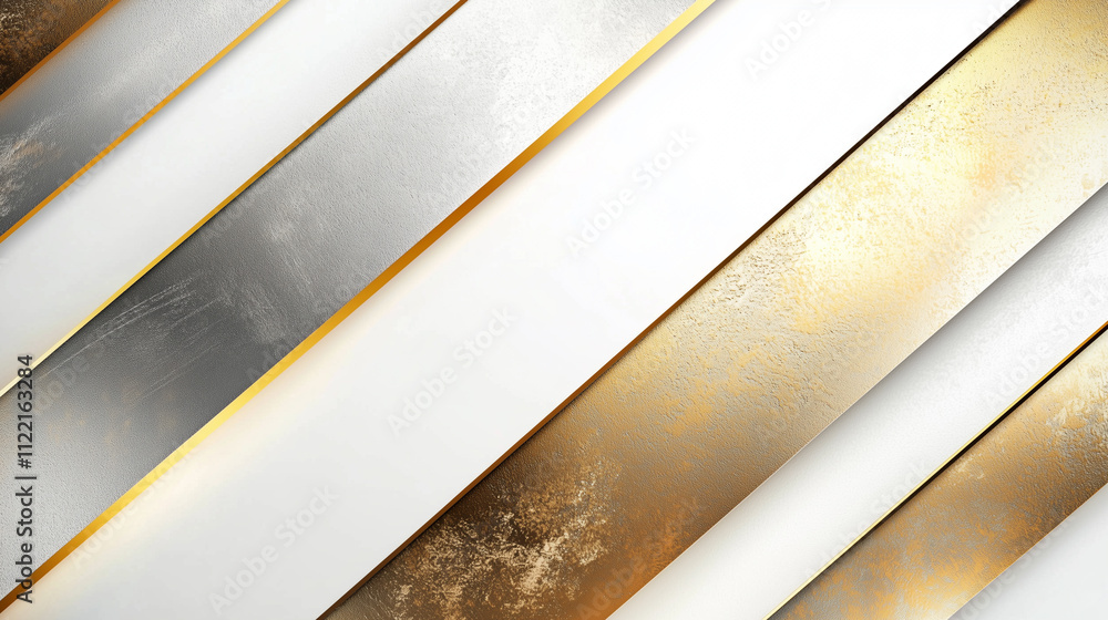 Poster artistic display of metallic textures modern studio digital background creative space abstract persp