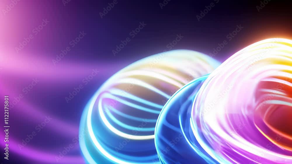 Poster captivating swirls of vibrant colors dance in a mesmerizing display of light and motion