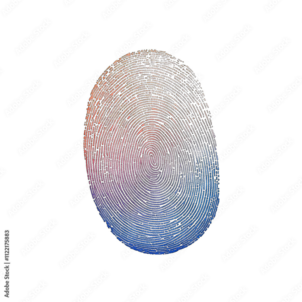 Poster a colorful, abstract representation of an egg with a gradient texture.