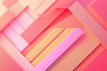 The abstract geometry background for design of an innovative program light peach fuzz in palette colors of pantone of 2024