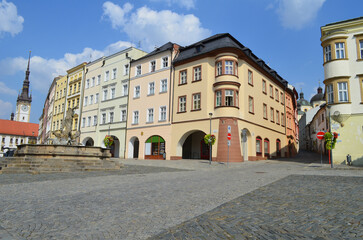 Stare miasto w Ołomuńcu, Morawy, Czechy/The old town in Olomouc, Moravia, Czechia