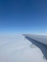 Obraz premium view from airplane window
