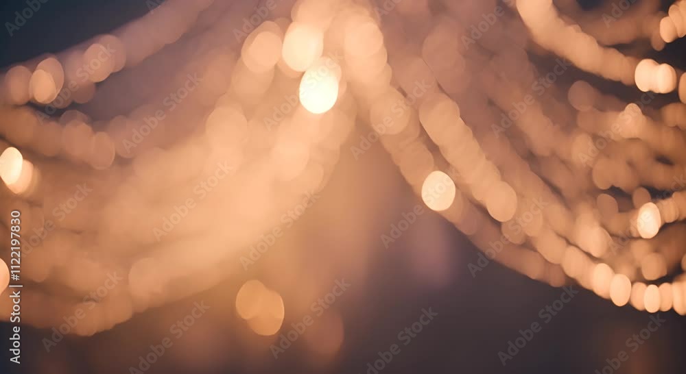 Aufkleber abstract background a cascading curtain of shimmering beaded strands creates a mesmerizing display o