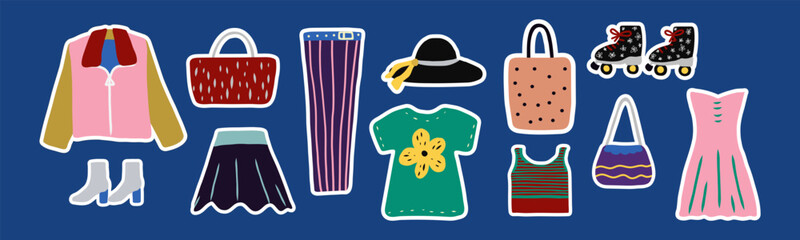 Clothing clip art second hand vector artwork 