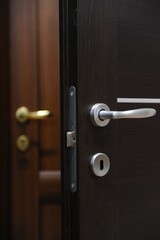 Obraz premium door handle and lock