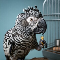 Fototapeta premium portrait of a parrot