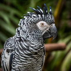 Obraz premium close up of an grey parrot