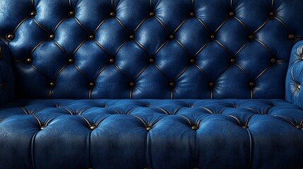 Fototapeta premium Deep blue velvet wallpaper backdrop.