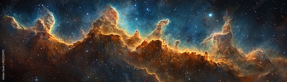 Canvas Prints cosmic eventcelestial clouds in deep space astrophotography night sky expansive view astronomy conce