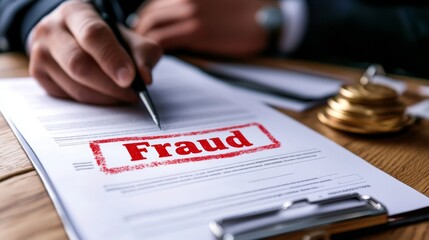 Fraudulent Document Marked for Investigation