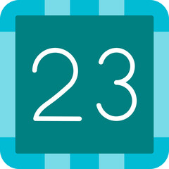 Obraz premium 23 - Twenty-Three Icon