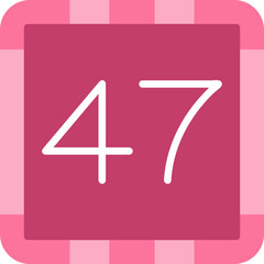 47 - Forty-Seven Icon