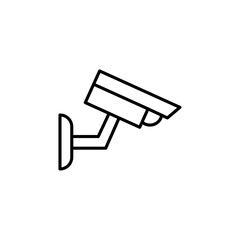 cctv icon simple flat vector logo