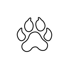 claw icon simple flat vector logo