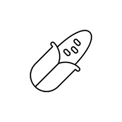 corn icon simple flat vector logo