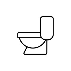 commode icon simple flat vector logo